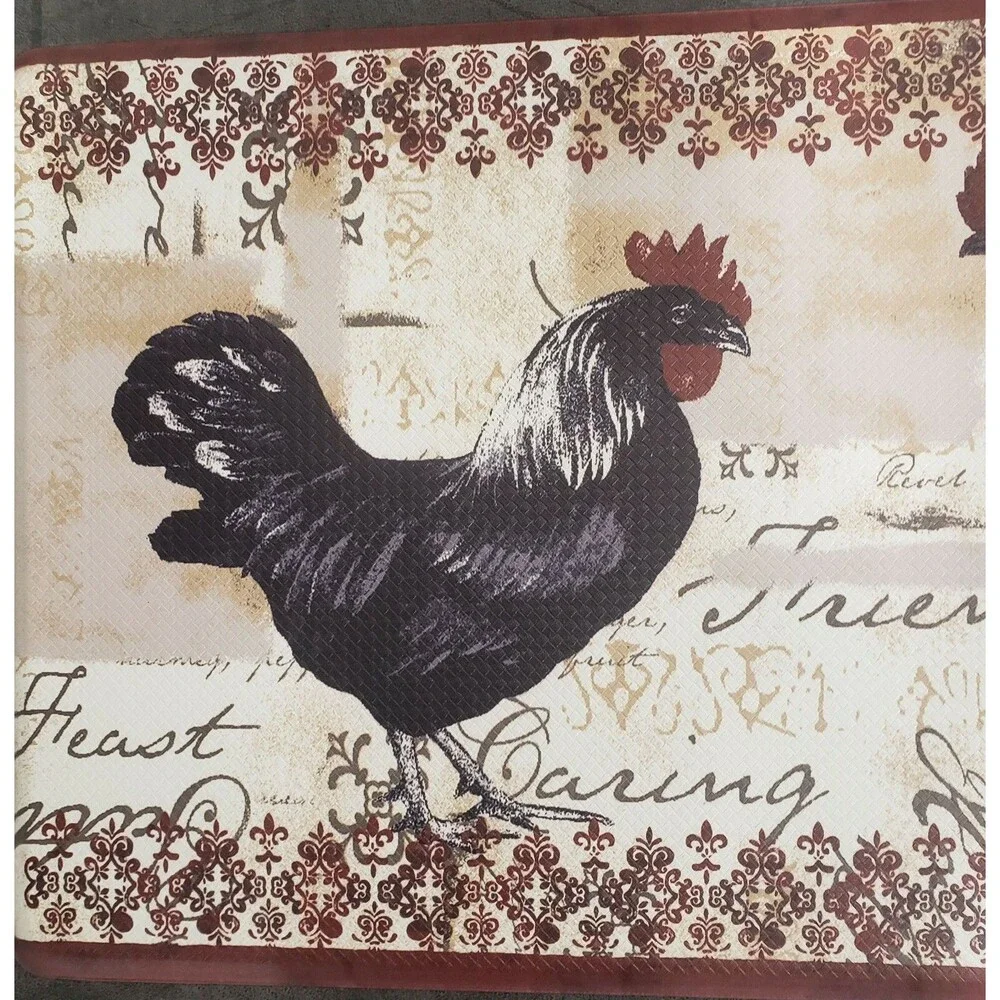 Anti-Fatigue Non Slip Printed PVC Kitchen Floor Mat (18